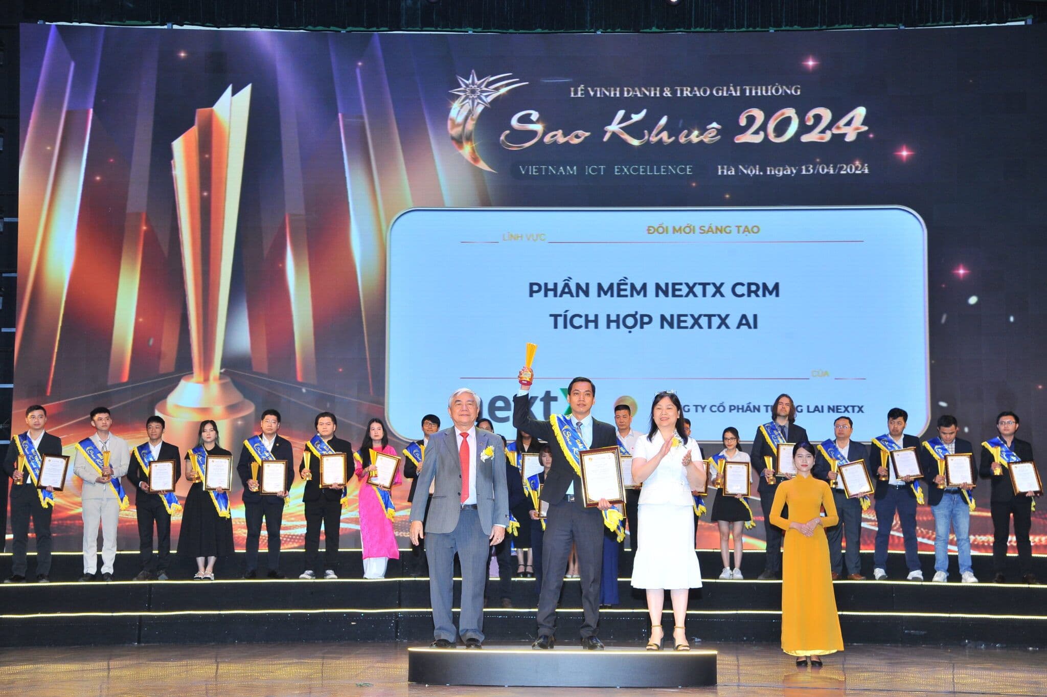 NextX được vinh danh tại lễ trao giải Sao Khuê 2024
