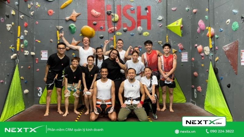 Triển khai Mobile App NextX cho Push Climbing Gym – Phòng leo núi đẳng cấp thế giới