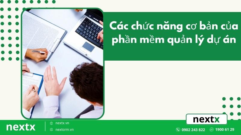 chức năng phần mềm quản lý dự án