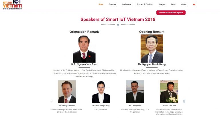 Đại diện NextX vinh dự được mời làm diễn giả hội thảo và triển lãm quốc tế Smart IoT Việt Nam 2018