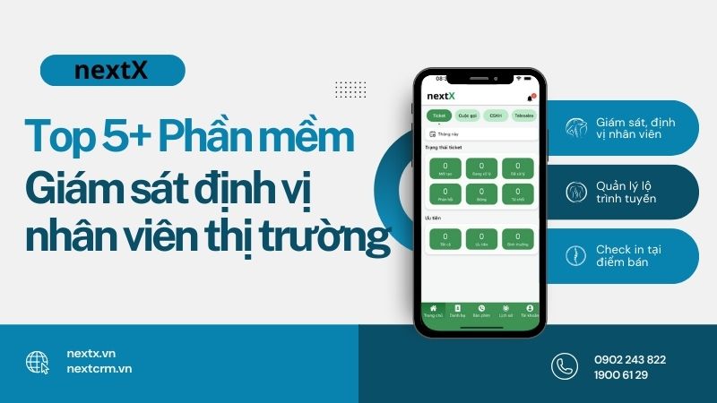 TOP 5+ phần mềm giám sát định vị nhân viên thị trường tốt nhất hiện nay