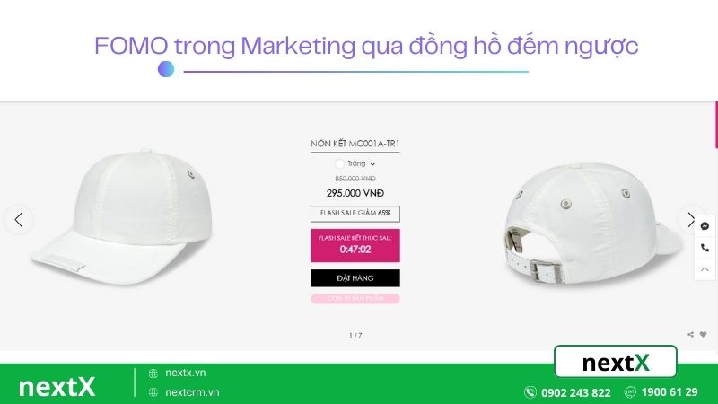 Áp dụng hiệu ứng FOMO trong Marketing qua đồng hồ đếm ngược