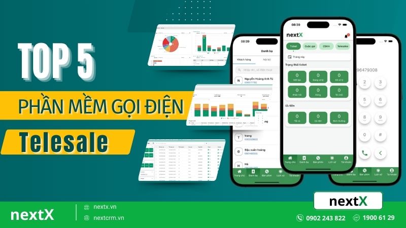 Top 5 phần mềm gọi điện cuộc gọi cho Telesale tốt nhất thị trường