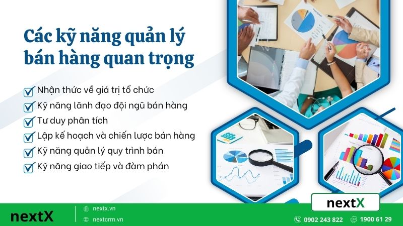 Các kỹ năng quản lý bán hàng quan trọng