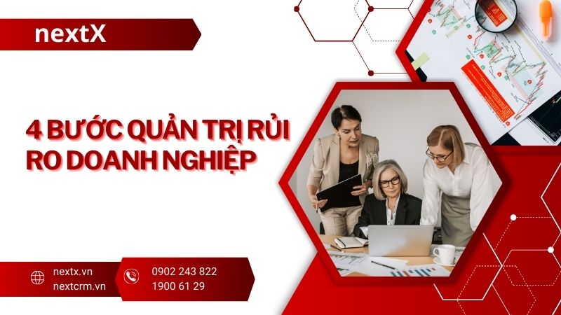 4 Bước quản trị rủi ro doanh nghiệp hiệu quả nhà quản trị cần nắm