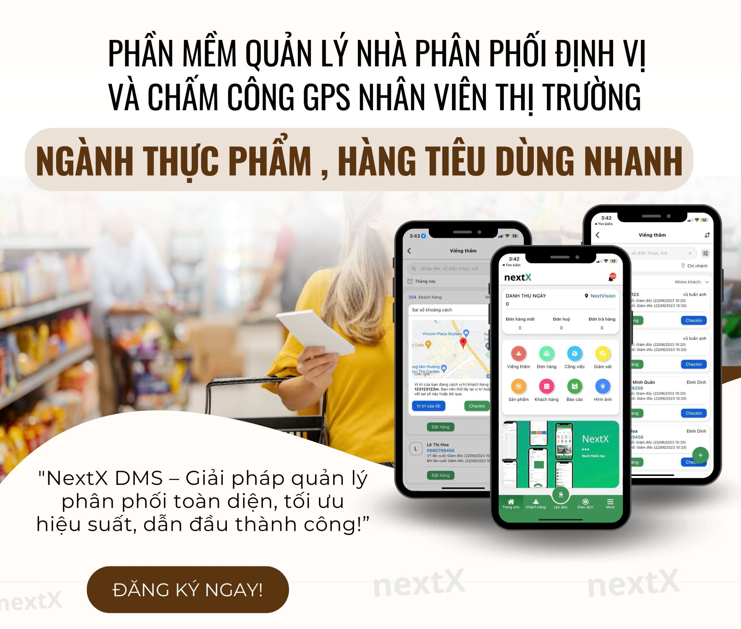 TOP 7 Phần mềm quản lý phân phối định vị và chấm công gps nhân viên thị trường cho nhà phân phối thực phẩm, tiêu dùng nhanh