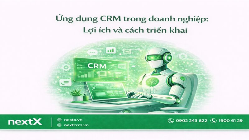Ứng dụng CRM trong doanh nghiệp: Lợi ích và cách triển khai